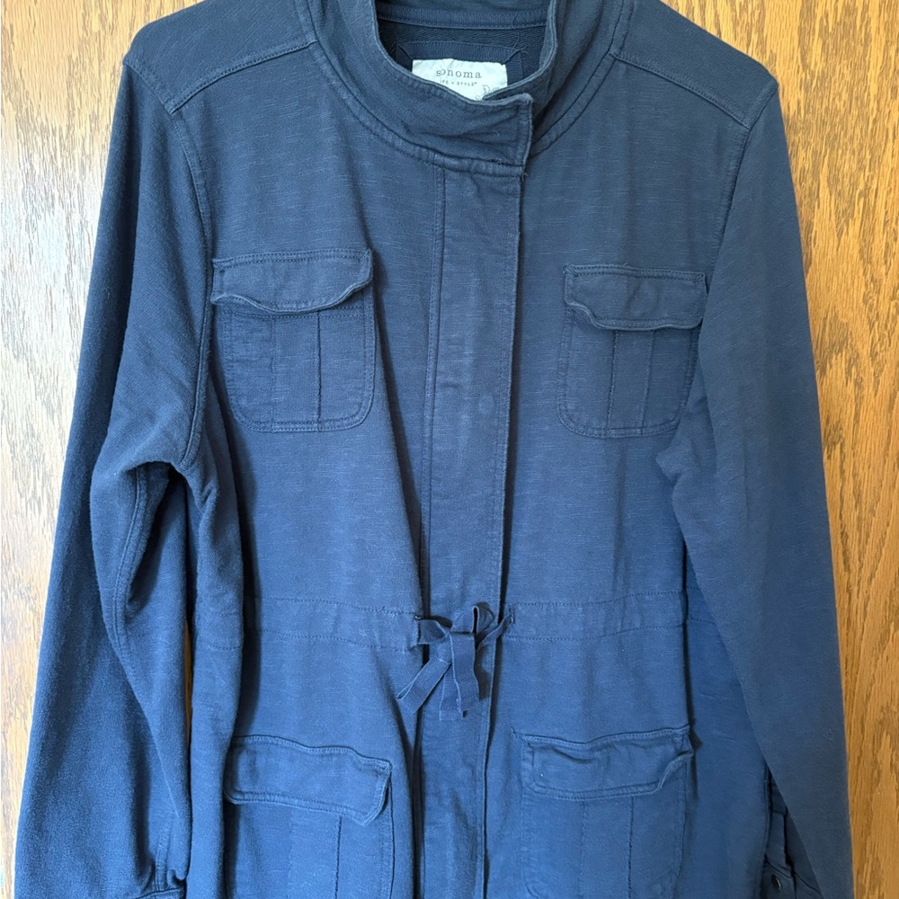 Sonoma Women's Dark Blue Utility Jacket ***
